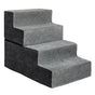 Pawz 4 Steps Pet Stairs Dog Ramp High Density Foam Grey