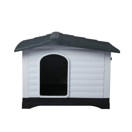 PaWz Dog Kennel Outdoor Indoor Plastic L Grey-1954802530852671489