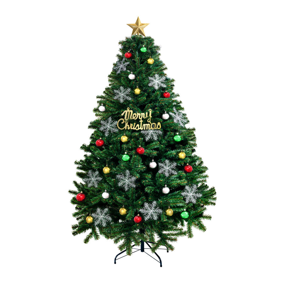 SANTACO Christmas Tree 2.4M 8Ft Xmas 2.4 Meter-2018816916310855681
