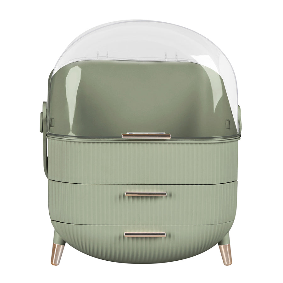 Makeup Storage Case Cosmetic Organiser Light Green-2018816781564645377