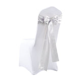 50x Satin Chair Sashes Cloth Cover Wedding