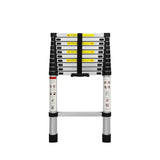 Traderight Multipurpose Ladder Telescopic 3.2M Silver 3.2 Meter
