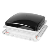 Manan Caravan Roof Vent Hatch RV Shower Air Exhaust 12V Fan LED Light Trailer