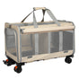 Pawz Pet Carrier 4 Wheel Portable Rolling Foldable