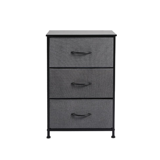 Levede Storage Cabinet Tower Chest Dark Grey-2006733263565099009