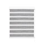 Marlow Blackout Zebra Roller Blind Curtains 120x210 Grey-2018816756147163137