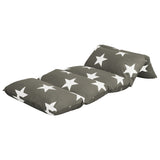 Dreamz Foldable Mattress Kids Pillow Dark grey Large