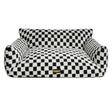 Pawz Pet Bed Plush Checkered Dog Bed Washable Cat Bed-2018816696273473537
