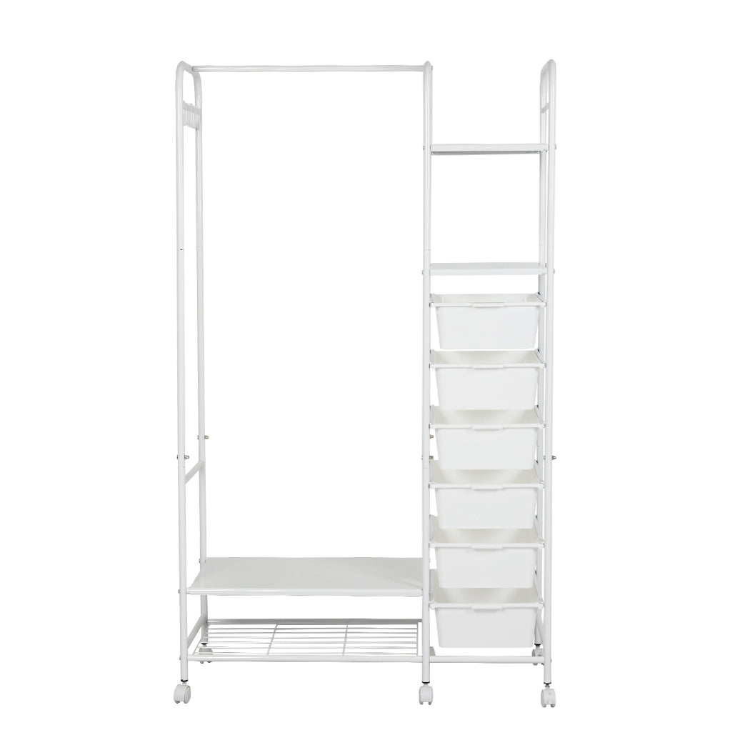 Levede 94CM Clothes Rack Stand Heavy Duty Hanging-2006732699984859137