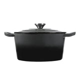 TOQUE 4L Enamel Dutch Oven Pot in Black Colour
