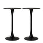 Levede 2x Round Bar Table Pub Tables Black