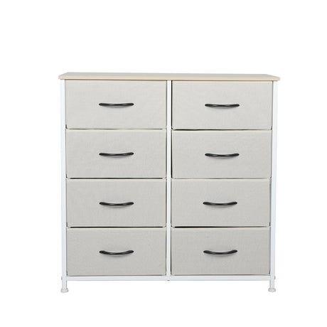 Levede Storage Cabinet Tower Chest Beige-2006733262323585025