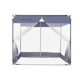 Dreamz Mosquito Bed Nets Foldable Canopy Square Blue-2006733082945785857