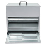 PaWz 10KG Auto Chicken Feeder Dispenser Galvanised Steel-2006732904771751937