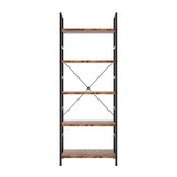 Levede 5-Tier Industrial Bookshelf Bookcase 157.5cm