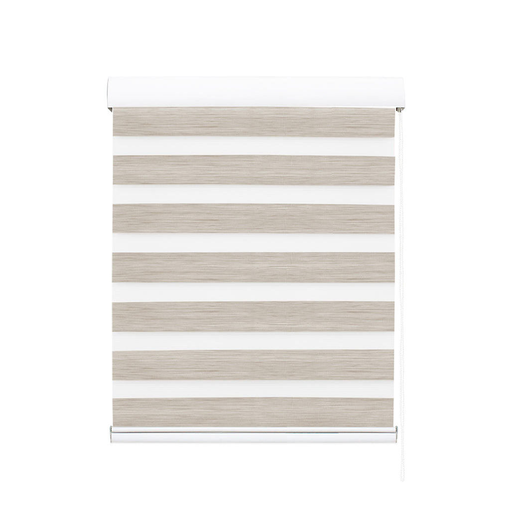 Marlow Blackout Zebra Roller Blind Curtains 60x210 Beige-2018816692154667009