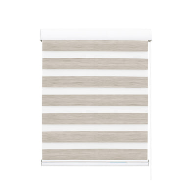 Marlow Blackout Zebra Roller Blind Curtains 60x210 Beige