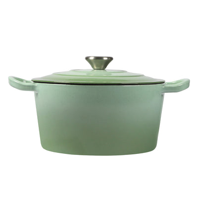 TOQUE 4L Enamel Dutch Oven Pot in Green Colour