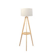 EMITTO Tripod Floor Lamp with Shelf-2018816831451697153