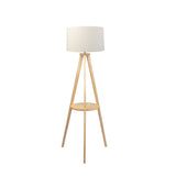 EMITTO Tripod Floor Lamp with Shelf-2018816831451697153