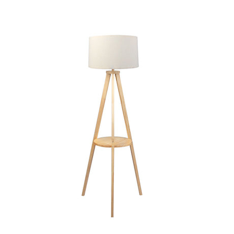 EMITTO Tripod Floor Lamp with Shelf-2018816831451697153