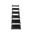 PaWz 6 Steps Dog Ramp Adjustable Height Black-1954802550565900289