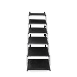 PaWz 6 Steps Dog Ramp Adjustable Height Black
