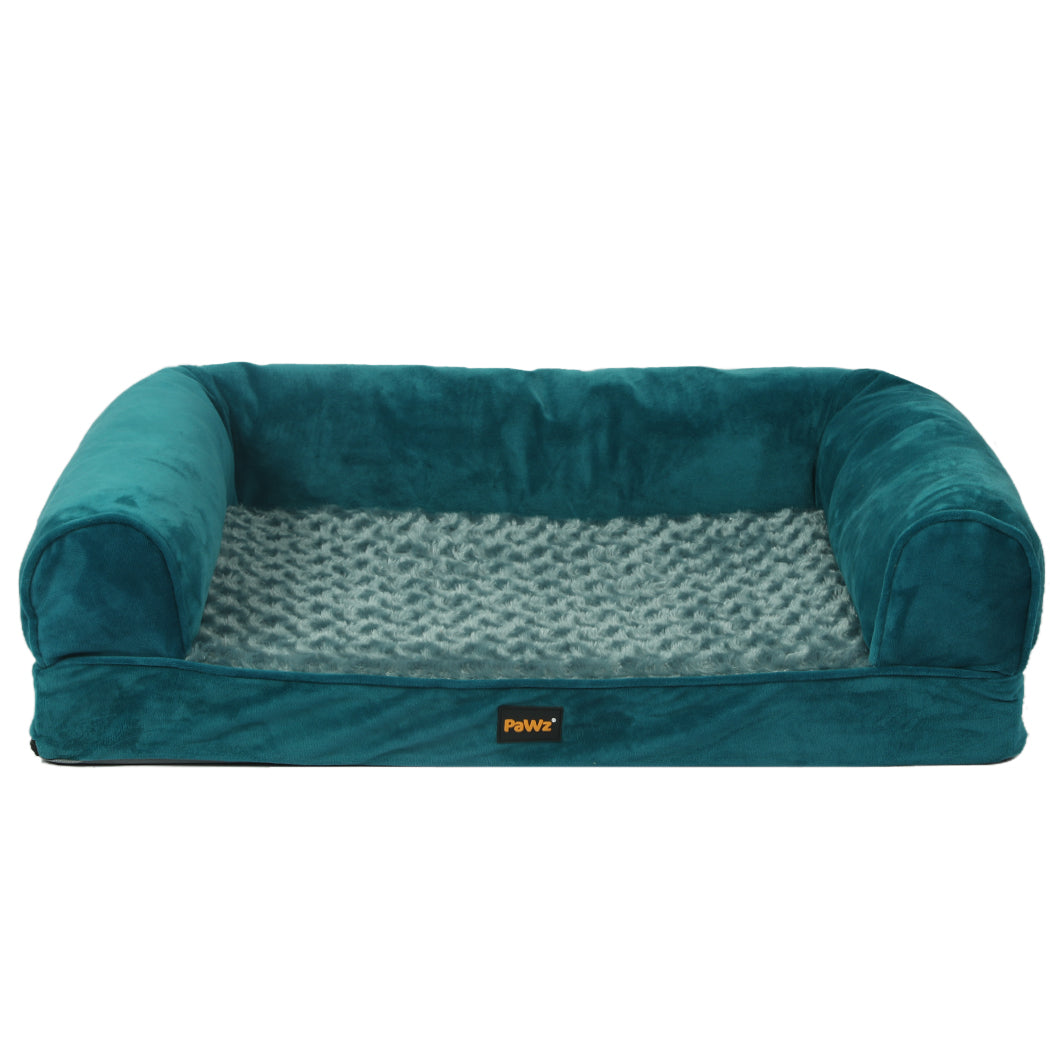PaWz Pet Bed Sofa Dog Bedding Soft Warm L Blue Large-1954802514780098561
