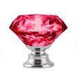 16 Pcs Red Crystal Knobs Diamond 30mm Small Red-2018816615889637377