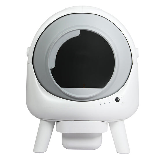 PaWz Smart Self Cleaning Cat Litter Box APP Control White-2018816915941756929