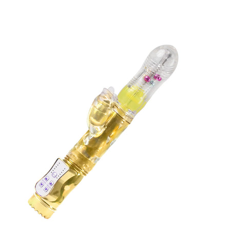 Urway Rabbit Vibrator Masturbator Thrusting Gold-2018816654041026561