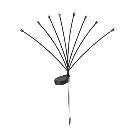 Firfly Solar Lawn Lights 8LED 4PC Outdoor Black-2006733079753920513