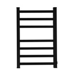 Heated Towel Rail Warmer Rack Wall Mounted Black-2006733186985496577