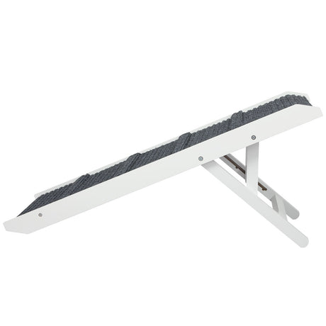 PaWz Adjustable Dog Ramp Height Stair White-2006732982412513281