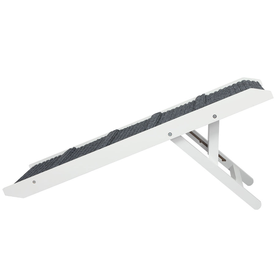 PaWz Adjustable Dog Ramp Height Stair White-2006732982412513281
