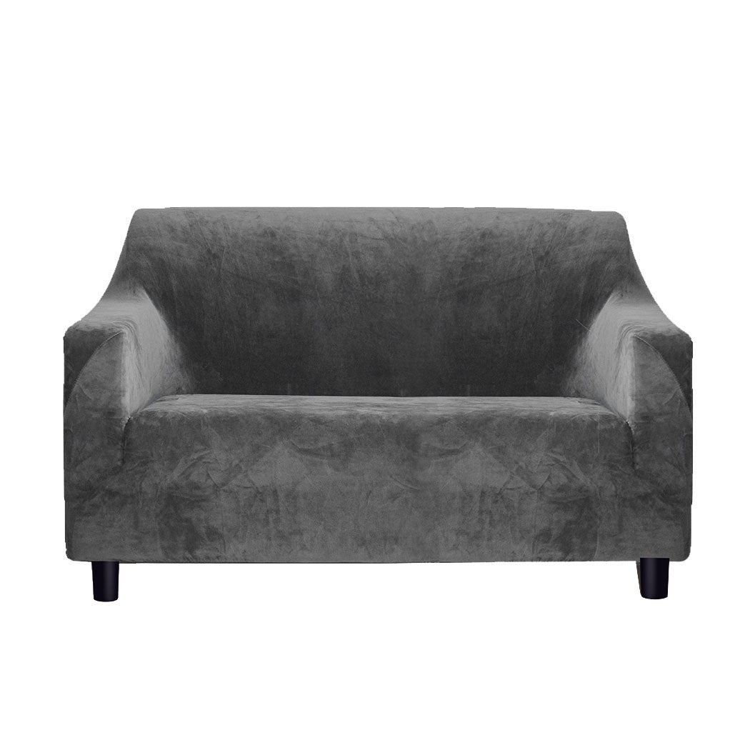 Marlow Sofa Covers 2 Seater High Stretch Grey-1954802341286907905