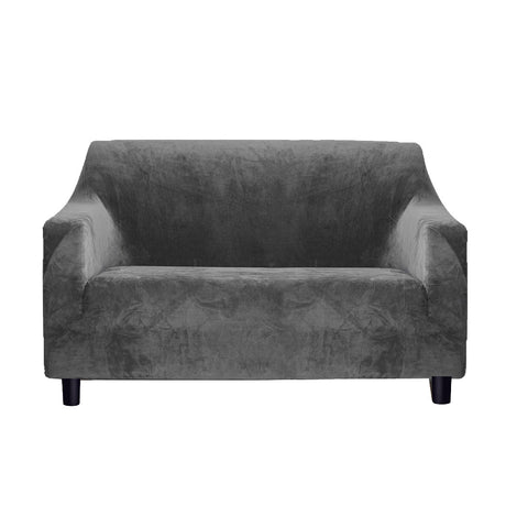 Marlow Sofa Covers 2 Seater High Stretch Grey-1954802341286907905