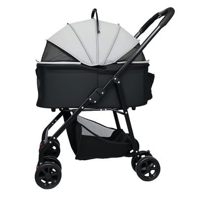 Pawz Pet Stroller 3 in1Dog Cat Pram Foldable Carrier