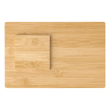 Toque 8 Pcs Natural Bamboo Placemat Coaster Storage Dish