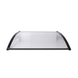 Mountview Window Door Awning Outdoor 1M X 1.2M Transparent 1x1.2M-1954802871467905025