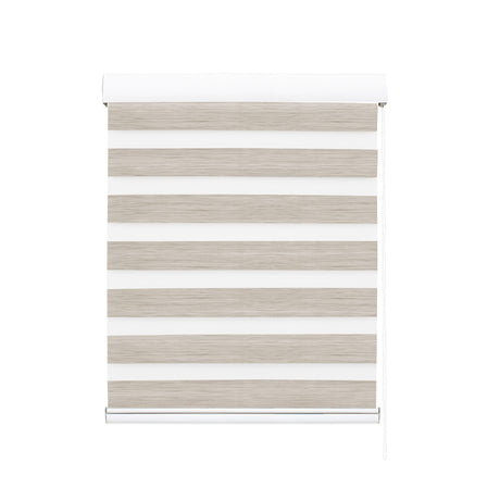 Marlow Blackout Zebra Roller Blind Curtains 90x210 Beige-2018816733699248129