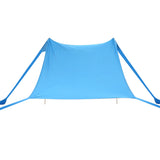 Beach Tent Camping Canopy 2-4 Person Family Sun Shade Shelter 210x210cm Blue-2018816756323323905