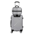 Slimbridge 2pcs 20"Travel Luggage Set Grey-2006733062309810177