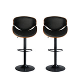 Levede 1x Bar Stools Gas Lift Kitchen Black-2006733238600601601
