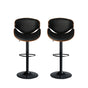 Levede 1x Bar Stools Gas Lift Kitchen Black