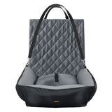 Pawz Pet Car Seat Dog Seat Travel Safety Booster Grey