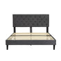 Levede Bed Frame Double Size Mattress Grey
