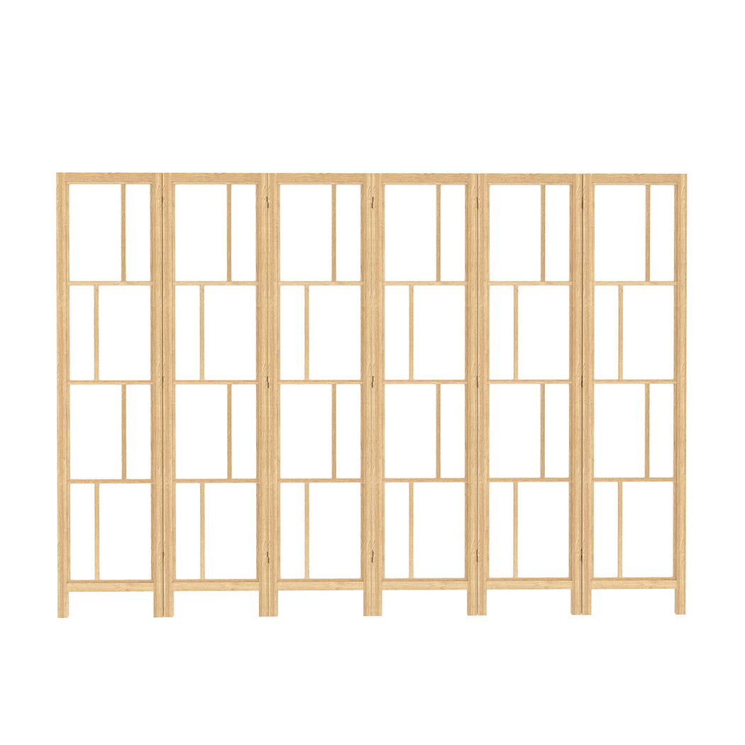 Levede 6 Panel Room Divider 170cm Freestanding Screen-1960920182692122625
