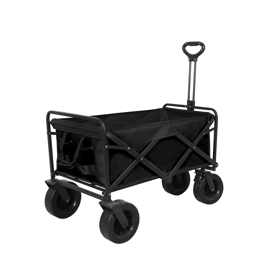 Lambu Garden Camping Trolley Outdoor Black-2018816800208326657