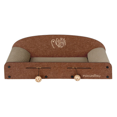 Pawz Cat Scratching Board Corrugated Cardboard 2 Balls-2011971121292906497